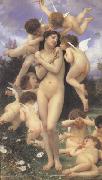 Adolphe William Bouguereau Le pintemps (mk26) Germany oil painting reproduction